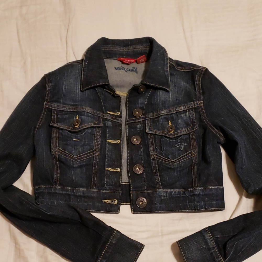 GUESS Jean Crop Demin Jacket